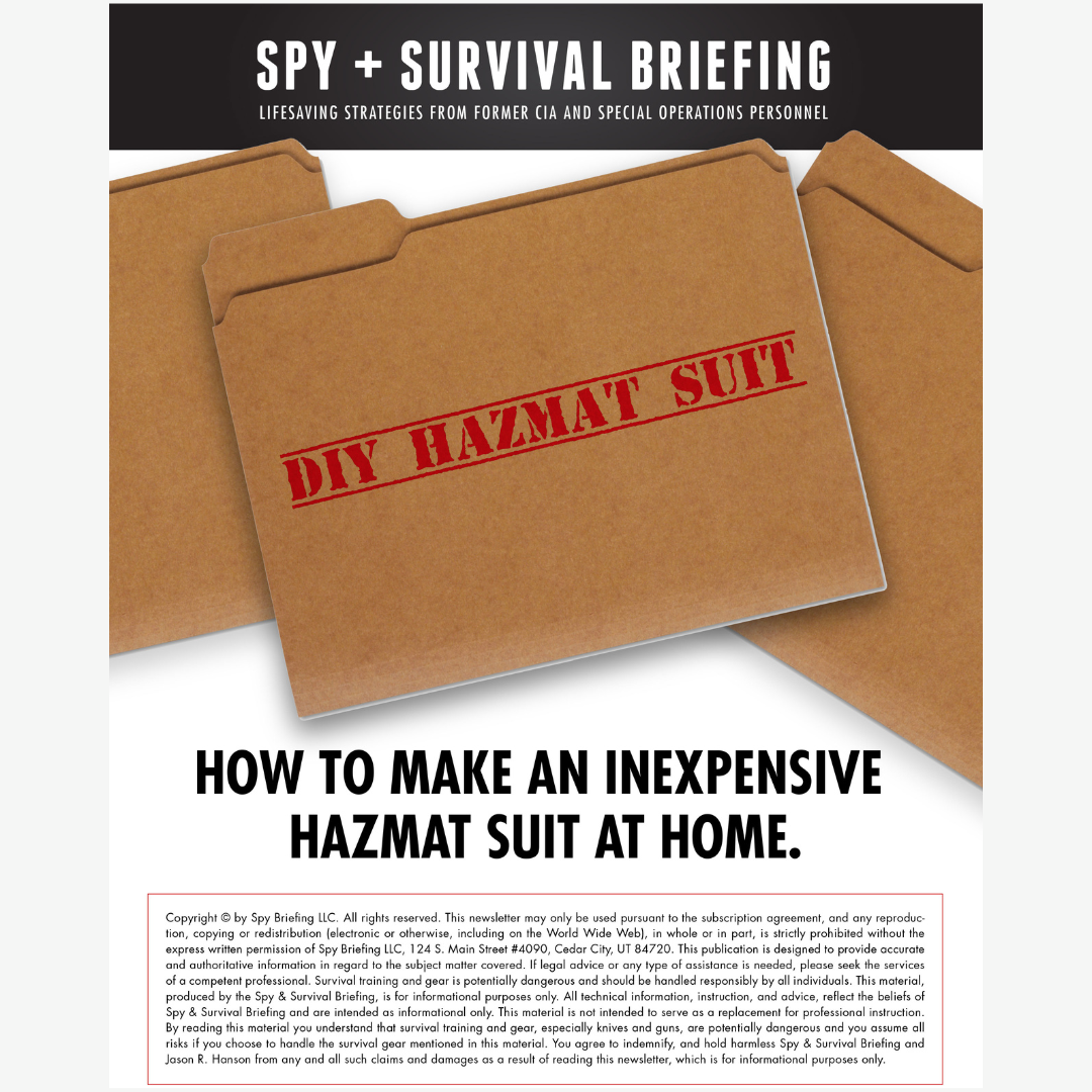 How to Make an Inexpensive Hazmat Suit At Home